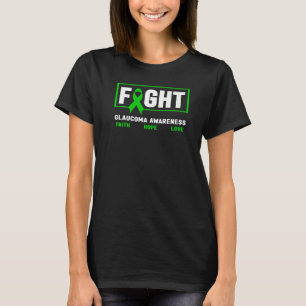 Glaucoma Awareness Shirt - Green Ribbon Fight Glau