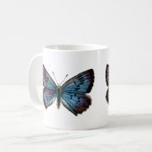 Glaucopsyche arion - The Large Blue Butterfly Kaffeetasse (Vorderseite Links)