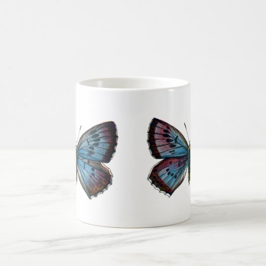 Glaucopsyche arion - The Large Blue Butterfly Kaffeetasse (Mittel)