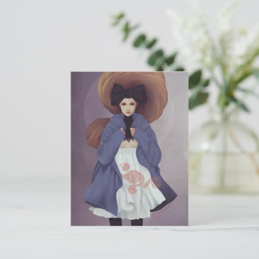 'Glaucous' Postcard Postkarte (Stehend Vorderseite)