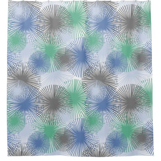 Glaukische Sterne Duschvorhang (Vorderseite)