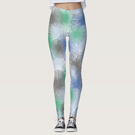 Glaukische Sterne Leggings (Vorderseite)