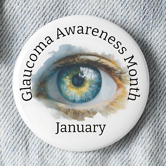 Glaukom-Bewusstseinsmonat Button