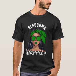 Glaukom-Bewusstseinsmonat-Schleifen-Krieger Glauko T-Shirt