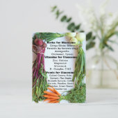 Glaukom zur Unterstützung der Ernährung Postkarte (Stehend Vorderseite)