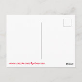 Glaukom zur Unterstützung der Ernährung Postkarte (Rückseite)