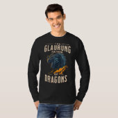 Glaurung Vater der Drachen Mythische Kreatur T-Shirt (Vorne ganz)