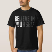 Glaury™ Bold Belief Tee – SEI DU selbst Edition (Vorderseite)
