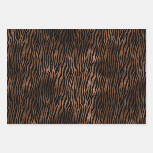 Glawn-Brauner Leopard-Druck Geschenkpapier Set (Vorderseite 3)