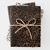 Glawn-Brauner Leopard-Druck Geschenkpapier Set (Beispiel)