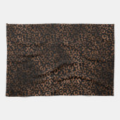 Glawn-Brauner Leopard-Druck Geschirrtuch (Horizontal)
