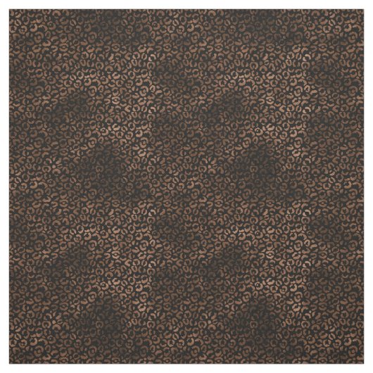 Glawn-Brauner Leopard-Druck Stoff (Muster)