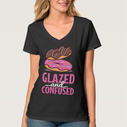 Glazed And Confused Donut 1 T-Shirt (Vorderseite)