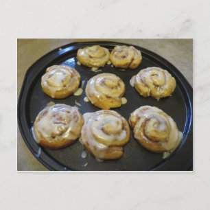 Glazed Buns Postkarte