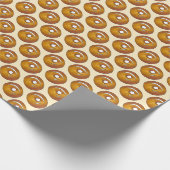 Glazed Cake Donut Doughnut Frühstück Brunch Essen Geschenkpapier (Ecke)