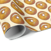 Glazed Cake Donut Doughnut Frühstück Brunch Essen Geschenkpapier (Rolleneckpunkt)