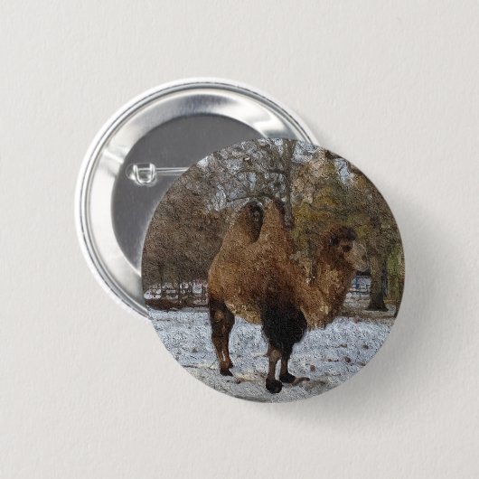 Glazed Camel Art #8083 Button (Vorne & Hinten)