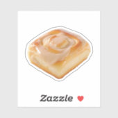 Glazed Cinnamon Roll Aufkleber (Blatt)