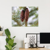 Glazed Cones Poster (Heimbüro)