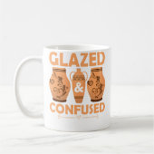 Glazed Confused Ceramics Artist Pottery Kaffeetasse (Links)
