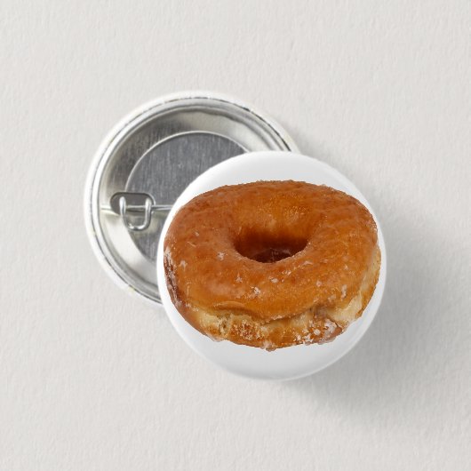 Glazed Donut Button (Vorne & Hinten)