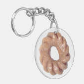 Glazed Donut Keyrchain Schlüsselanhänger (Vorderseite links)