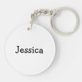 Glazed Donut Keyrchain Schlüsselanhänger (Rückseite)