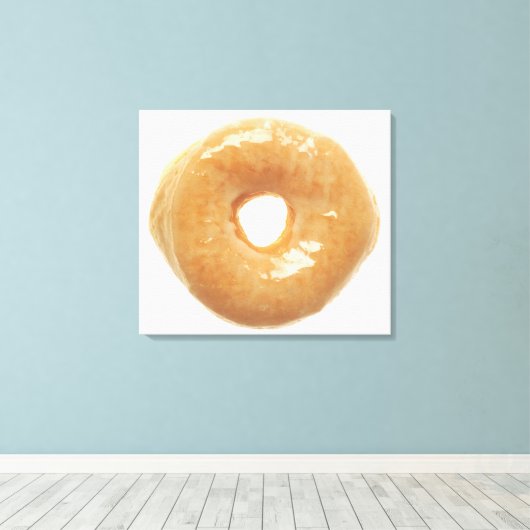 Glazed Donut Leinwanddruck (Insitu (Holzboden))