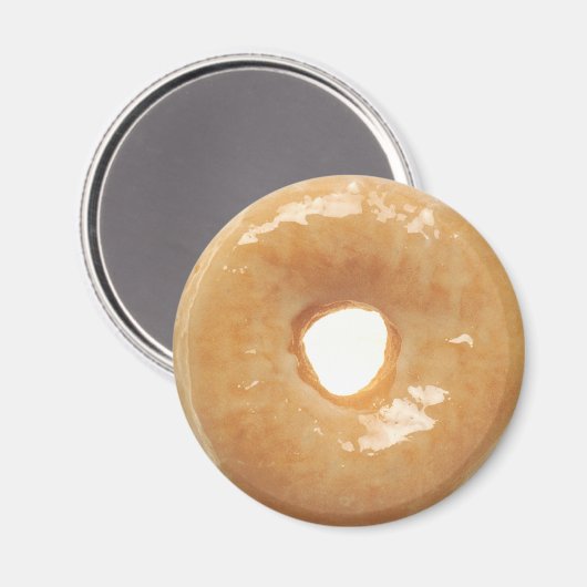 Glazed Donut Magnet (Vorderseite/Rückseite)