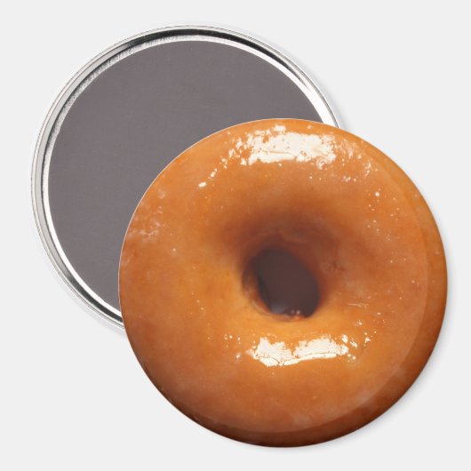 Glazed Donut Magnet Runde (Vorderseite/Rückseite)