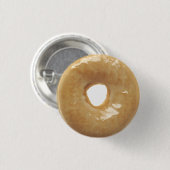 Glazed Donut Novelty Button (Vorne & Hinten)