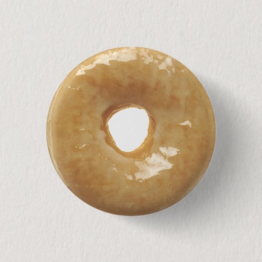 Glazed Donut Novelty Button (Vorderseite)
