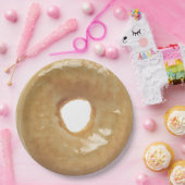 Glazed Donut Paper Plate Pappteller (Party)