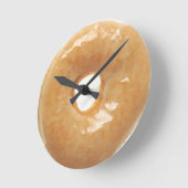 Glazed Donut Runde Wanduhr (Winkel)