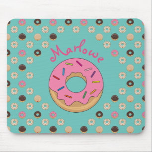 Glazed Donuts Individuelle Name Mousepad