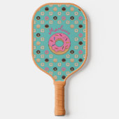 Glazed Donuts Individuelle Name Pickleball Schläger (Vorderseite)