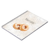 Glazed Donuts Sweet Treats Notizblock (Linke Seite)