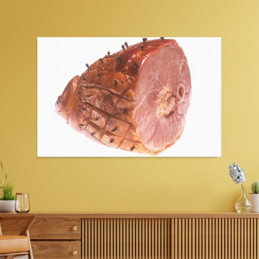 Glazed Ham Leinwanddruck (Insitu (Wohnzimmer))
