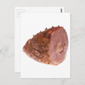 Glazed Ham Postkarte (Vorne/Hinten)