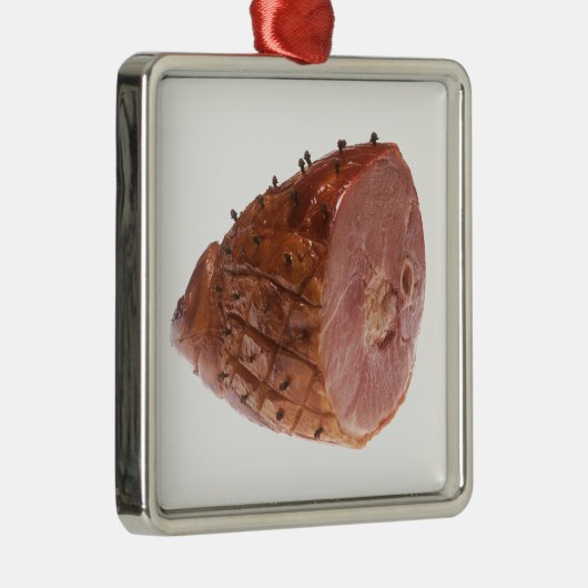 Glazed Ham Silbernes Ornament (Rechts)