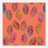 Glazed Leaves at Sundown Tapete (Vorderseite)