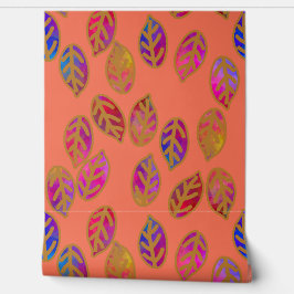 Glazed Leaves at Sundown Tapete