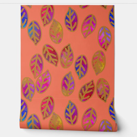 Glazed Leaves at Sundown Tapete (Abrollen)