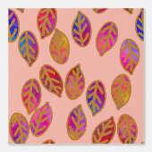 Glazed Leaves at Sunset Tapete (Vorderseite)