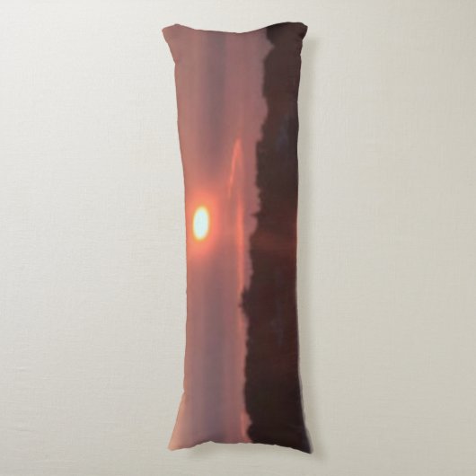 Glazed Sunset Seitenschläferkissen (Vorderseite Vertikal)