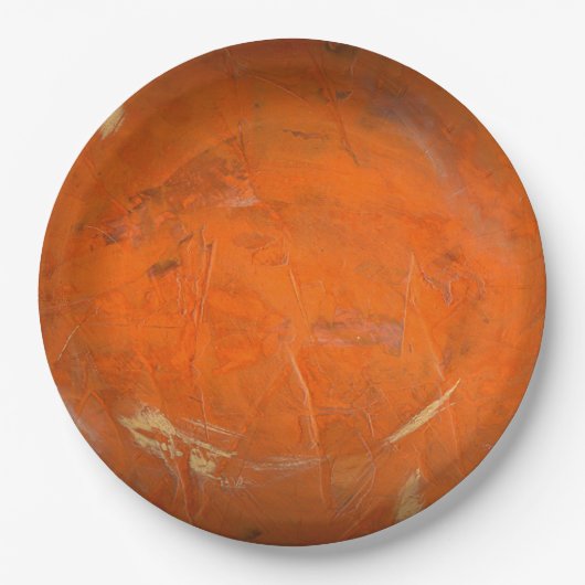 Glazed Terracotta-Imitate beenden Pappteller (Vorderseite)