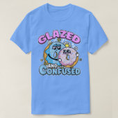 Glazed und verwirrt Funny Donut Dessert T - Shirt (Design vorne)