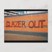 Glazer Out Postkarte (Vorderseite)