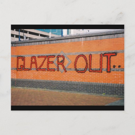 Glazer Out Postkarte (Vorderseite)