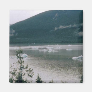 Glazial- Eis in Alaska Magnet